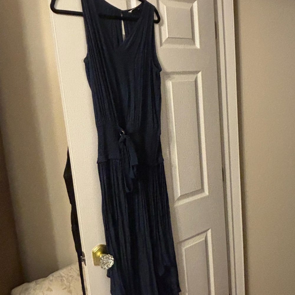 Ramy Brook Navy High Low Dress